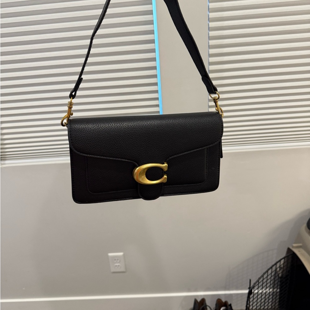Coach Black Crossbody Bag with Gold Hardware